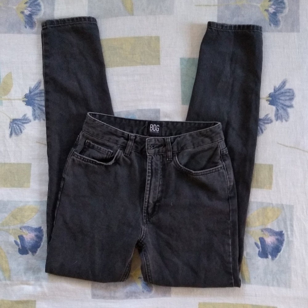 bdg black mom jeans